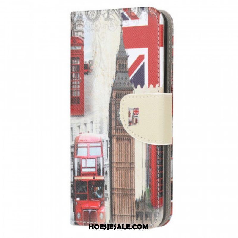 Flip Case voor Samsung Galaxy M32 Het Londense Leven