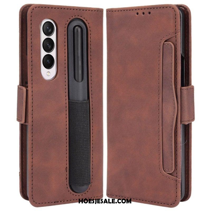 Flip Case voor Samsung Galaxy Z Fold 4 Spionage Met Penopslag