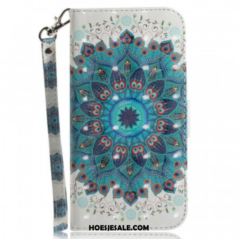 Flip Case voor Sony Xperia 1 IV Met Ketting Strakke Mandala