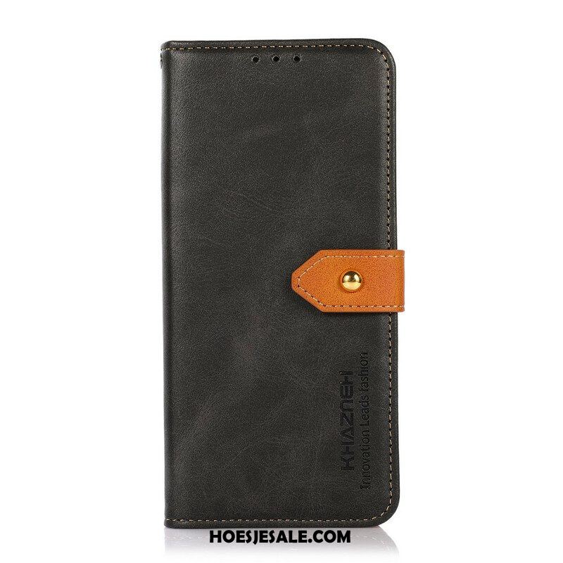 Flip Case voor Xiaomi Redmi Note 10 5G Met Khazneh-riem