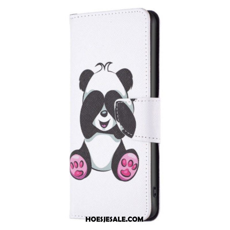 Flip Case voor iPhone 15 Plus Panda