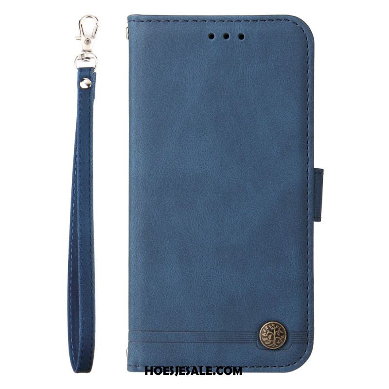 Folio-hoesje Huawei Nova 13 Pro Telefoonhoesje Decoratieve Klinknagel En Koord