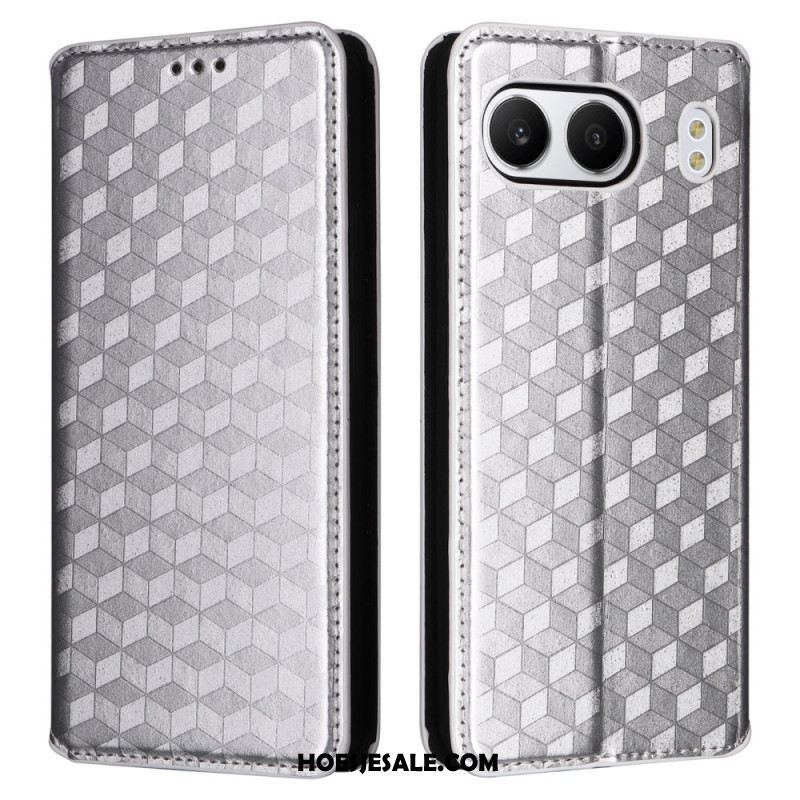 Folio-hoesje Oneplus Nord 4 Telefoonhoesje Diamantpatroon