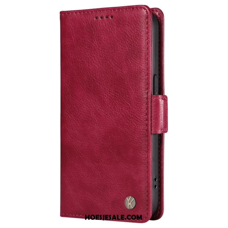 Folio-hoesje Oneplus Nord 4 Yikatu Lychee-imitatieleer