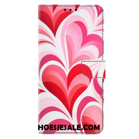 Folio-hoesje Samsung Galaxy A17 4g / 5g Telefoonhoesje Liefdespatroon