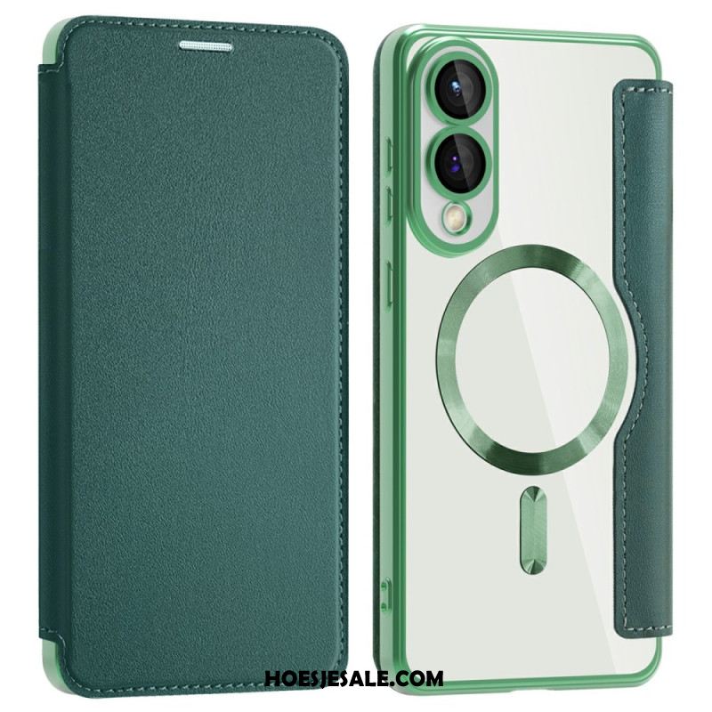 Folio-hoesje Samsung Galaxy S25 5g Edge Magsafe-compatibel Met Rfid-blokkering Bescherming Hoesje