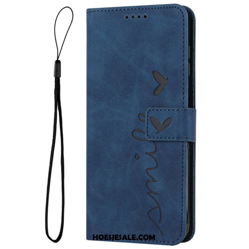 Folio-hoesje Samsung Galaxy S25 5g Edge Telefoonhoesje Smile