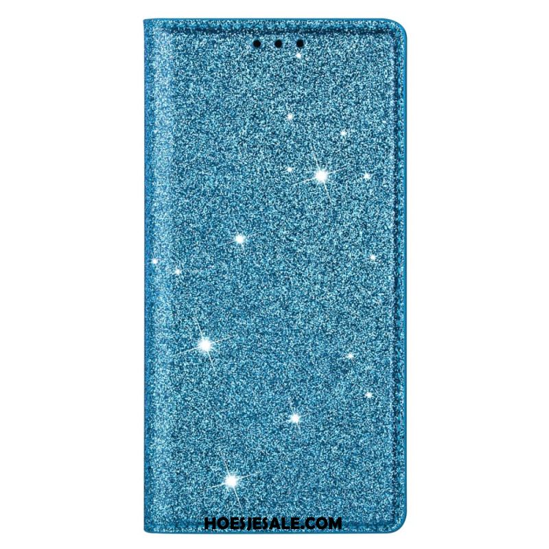 Folio-hoesje Samsung Galaxy S25 5g Pailletten Bescherming Hoesje