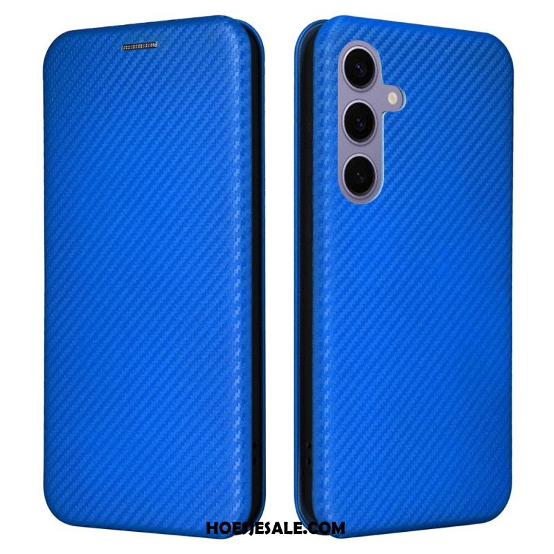 Folio-hoesje Samsung Galaxy S25 Plus 5g Koolstofvezel