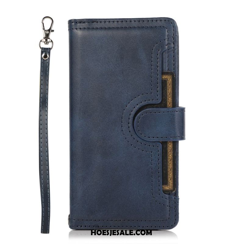 Folio-hoesje Samsung Galaxy S26 Magnetische Portemonnee En Koord
