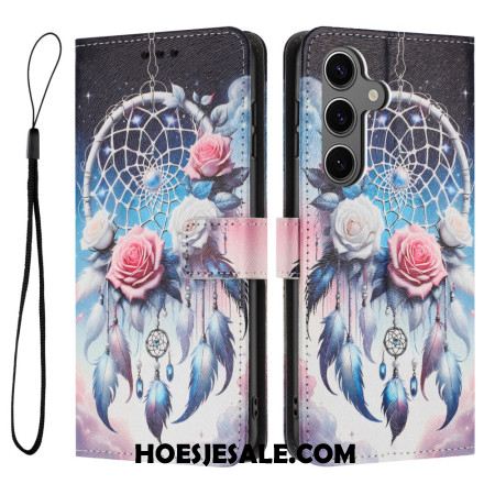 Folio-hoesje Samsung Galaxy S26 Telefoonhoesje Dromenvanger En Rozen