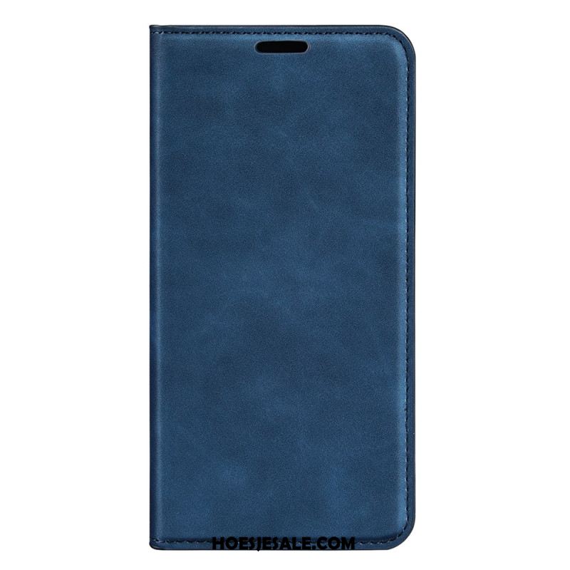 Folio-hoesje Voor Samsung Galaxy S25 5g Klassiek Imitatieleer