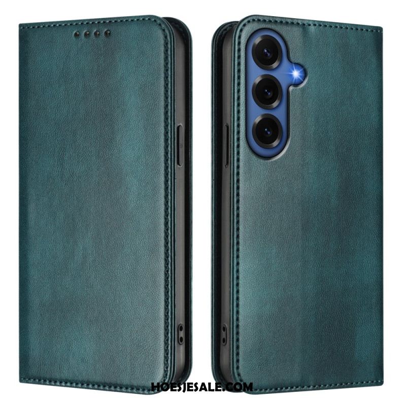 Folio-hoesje Voor Samsung Galaxy S26 Plus Retro Rfid-bescherming Met Textuur