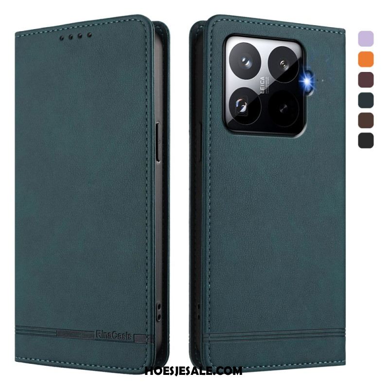 Folio-hoesje Voor Xiaomi 15t Pro Rfid-blokkering