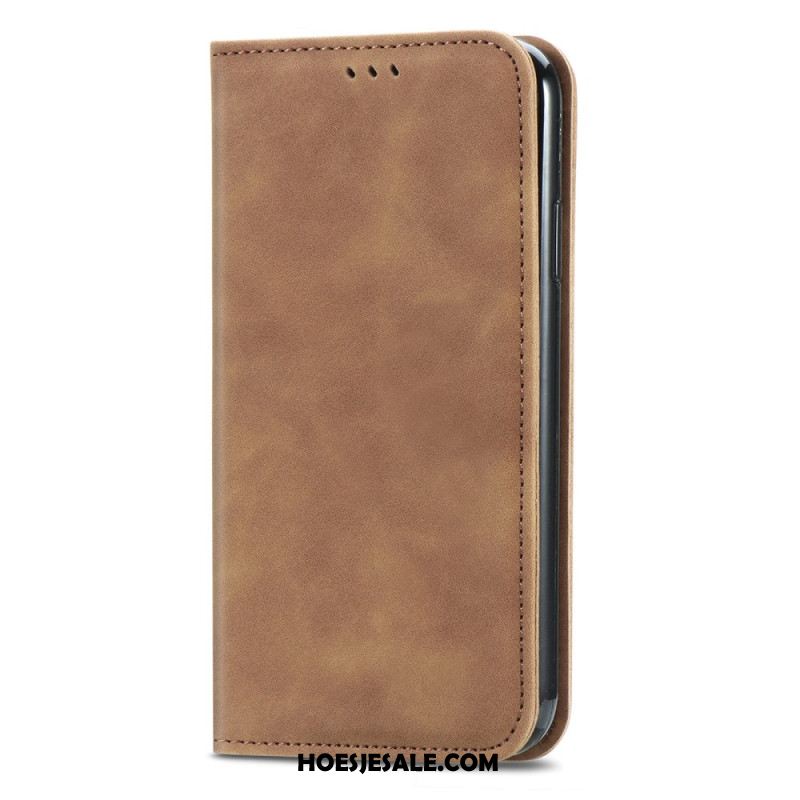 Folio-hoesje Voor Xiaomi Redmi Note 14 Pro Plus 5g Leerlook