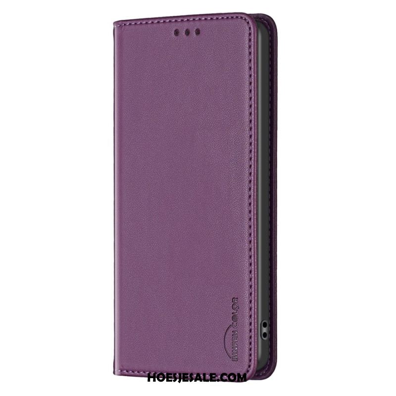 Folio-hoesje Voor Xiaomi Redmi Note 15 Pro Plus 5g Kunstleer Binfen Kleur