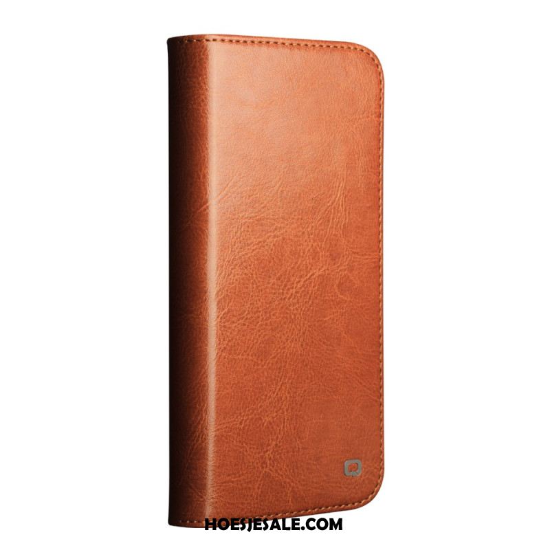 Folio-hoesje Voor iPhone 17 Pro Max Qialino Leer