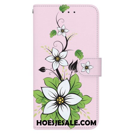 Folio-hoesje Xiaomi 15 Pro Telefoonhoesje 3d Lelie Patroon