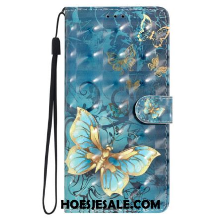 Folio-hoesje Xiaomi 15 Pro Telefoonhoesje 3d Vlinders