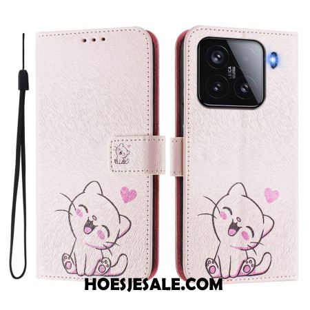 Folio-hoesje Xiaomi 15 Telefoonhoesje Kitten Motief