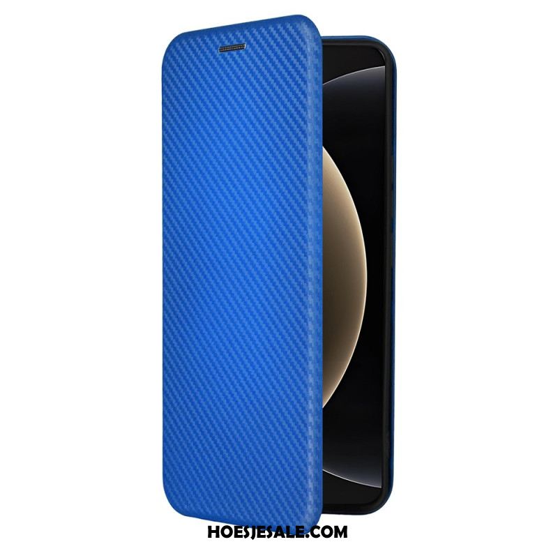 Folio-hoesje Xiaomi 15 Ultra Telefoonhoesje Geborsteld Koolstofvezel