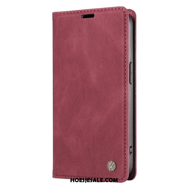 Folio-hoesje Xiaomi 15 Yikatu Suède-effect