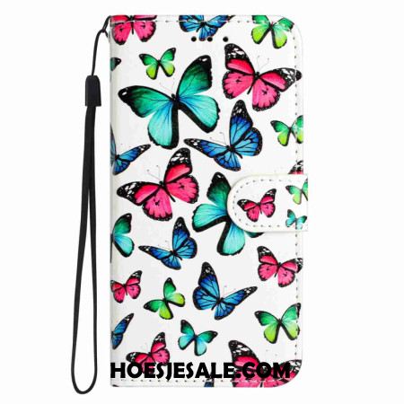 Folio-hoesje Xiaomi 15t Pro Telefoonhoesje Kleurrijke Vlinders