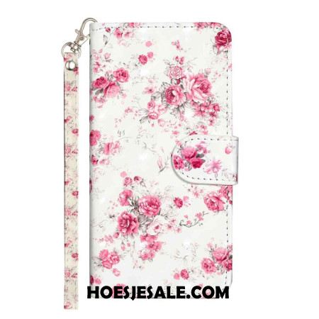 Folio-hoesje Xiaomi 15t Pro Telefoonhoesje Lanyard Rozen