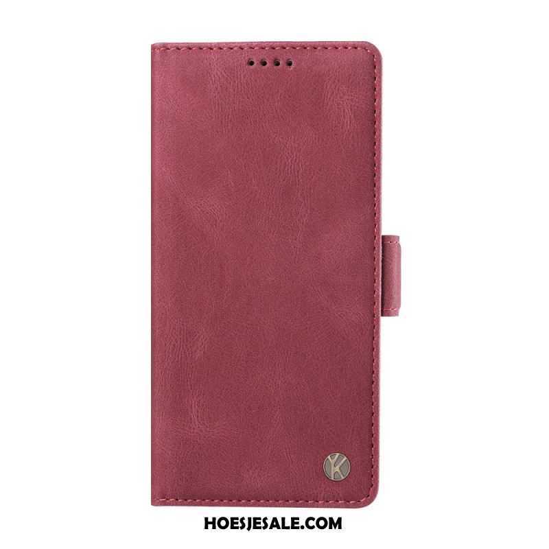 Folio-hoesje Xiaomi 15t Pro Telefoonhoesje Yikatu Lederlook