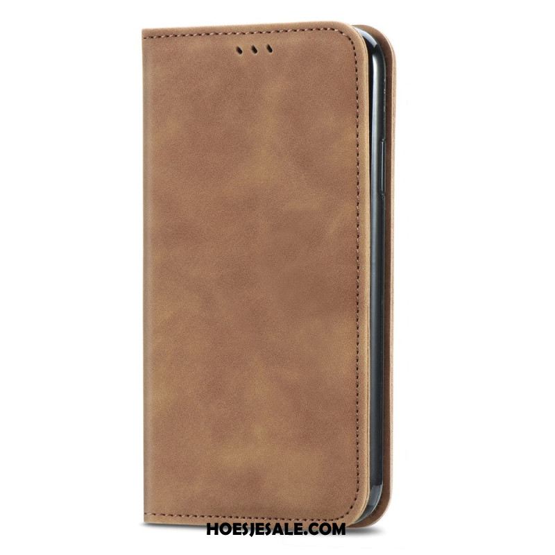 Folio-hoesje Xiaomi 17 Pro Max Telefoonhoesje Suède-effect