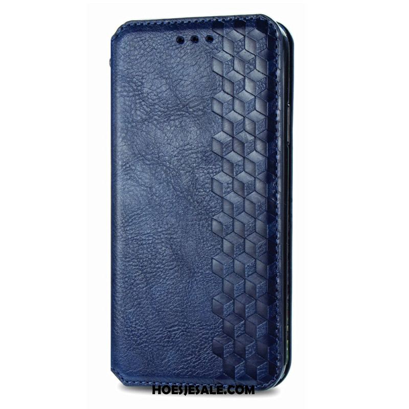 Folio-hoesje Xiaomi 17 Pro Telefoonhoesje Vintage Diamantpatroon