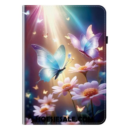 Folio-hoesje Xiaomi Pad 7 / 7 Pro Telefoonhoesje Lichtgevende Vlinders