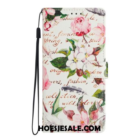 Folio-hoesje Xiaomi Redmi Note 14 4g Telefoonhoesje Bloemenpoëzie