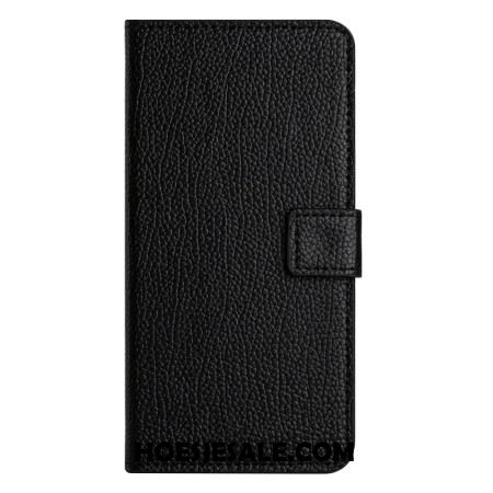 Folio-hoesje Xiaomi Redmi Note 14 4g Telefoonhoesje Lychee Textuur