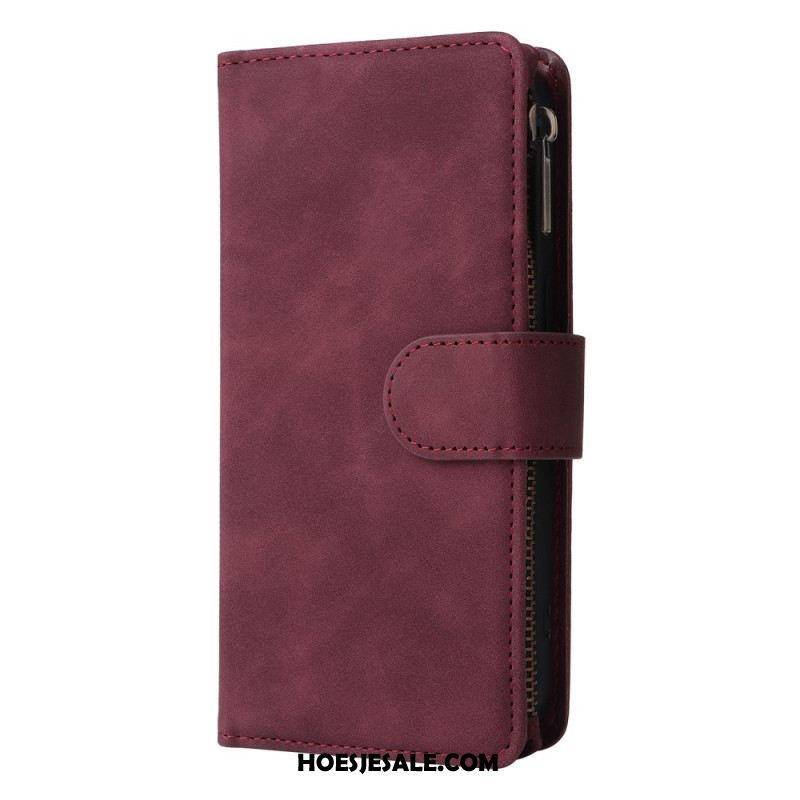 Folio-hoesje Xiaomi Redmi Note 14 5g Telefoonhoesje Portemonnee Met Volledige Lederlook