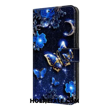 Folio-hoesje Xiaomi Redmi Note 14 Pro 4g Glanzende Vlinders