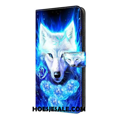 Folio-hoesje Xiaomi Redmi Note 14 Pro 4g Witte Wolf