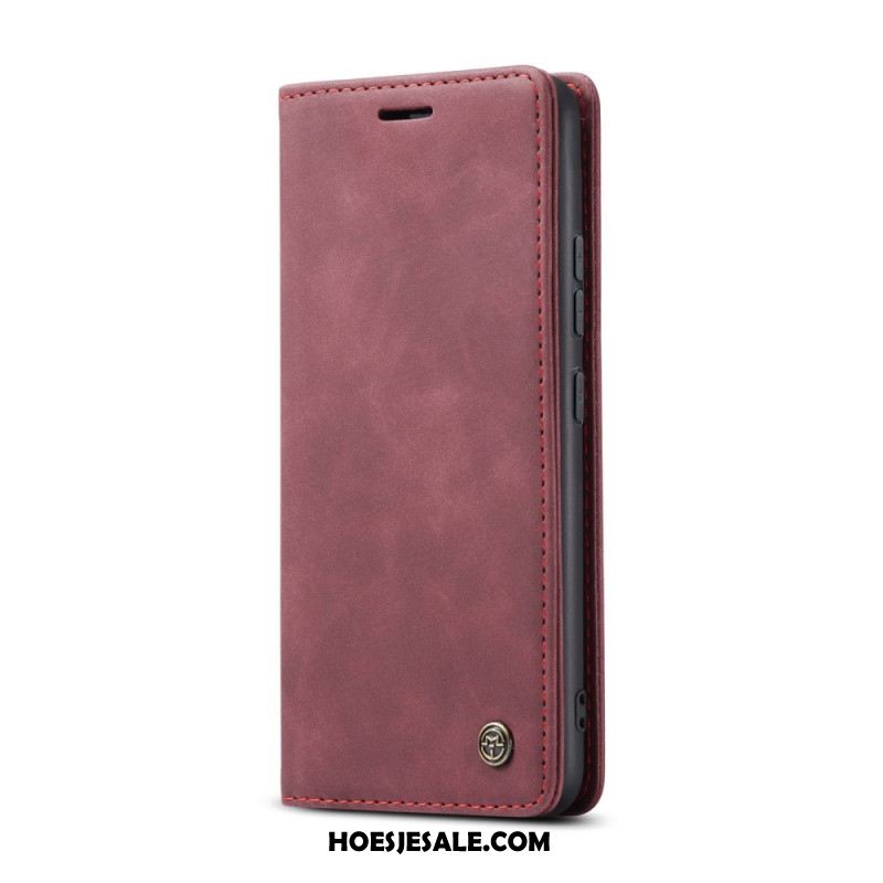 Folio-hoesje Xiaomi Redmi Note 14 Pro 5g Caseme Suède-effect