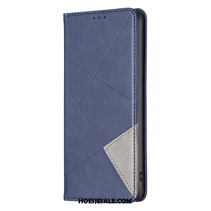 Folio-hoesje Xiaomi Redmi Note 14 Pro Plus 5g Telefoonhoesje Geometrisch