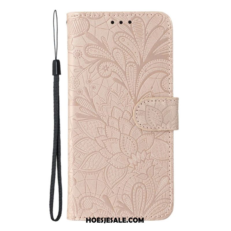 Folio-hoesje Xiaomi Redmi Note 14s Bloemenkant