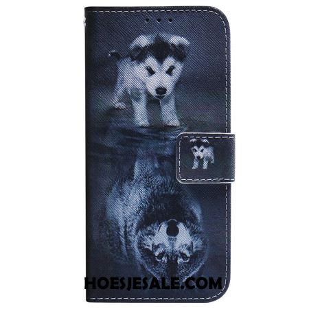 Folio-hoesje Xiaomi Redmi Note 15 5g Telefoonhoesje Droom Van Een Puppy