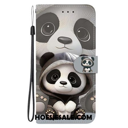 Folio-hoesje Xiaomi Redmi Note 15 Pro 5g Telefoonhoesje Baby Panda