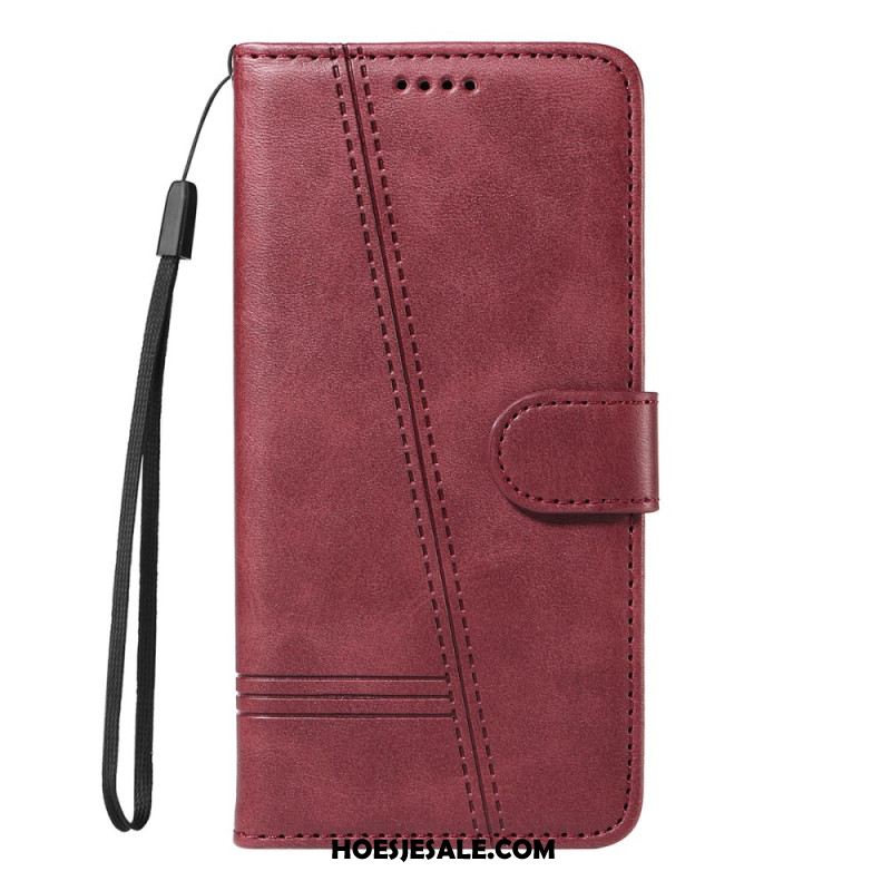 Folio-hoesje Xiaomi Redmi Note 15 Pro 5g Telefoonhoesje T-lijnen