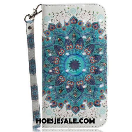 Folio-hoesje Xiaomi Redmi Note 15 Pro Plus 5g Groene Mandala Met Bandjes