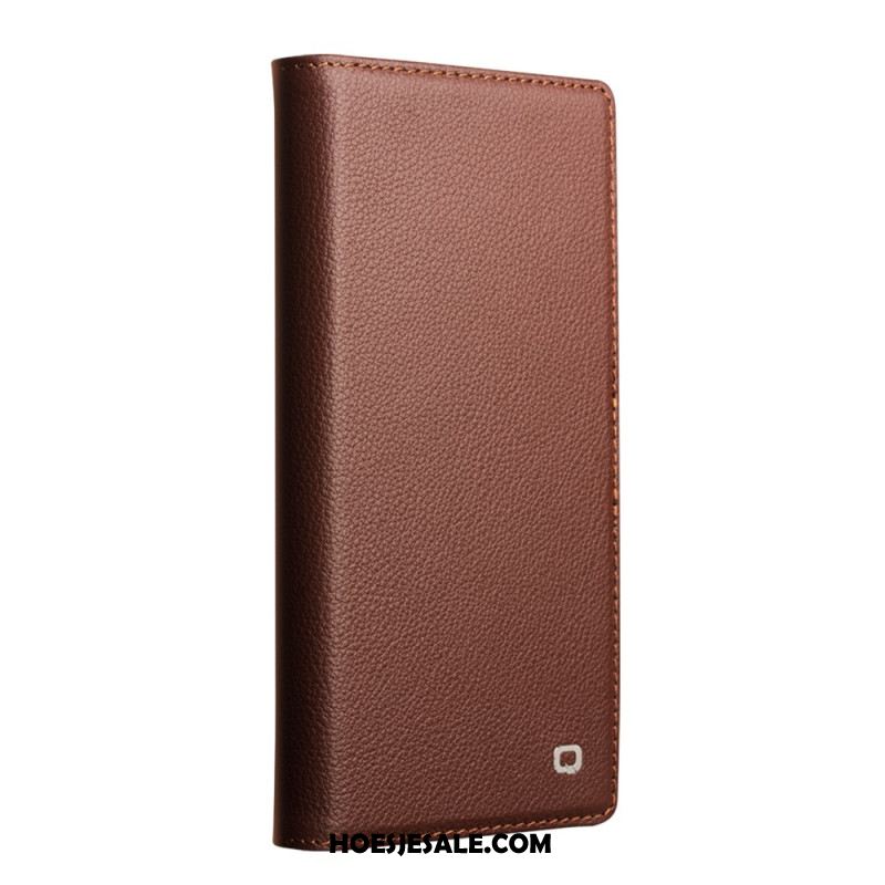 Folio-hoesje iPhone 17 Magsafe Afneembare Premium Leren Hoes