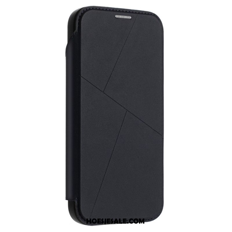 Folio-hoesje iPhone 17 Pro Max Magnetische Sluiting En Kaarthouder