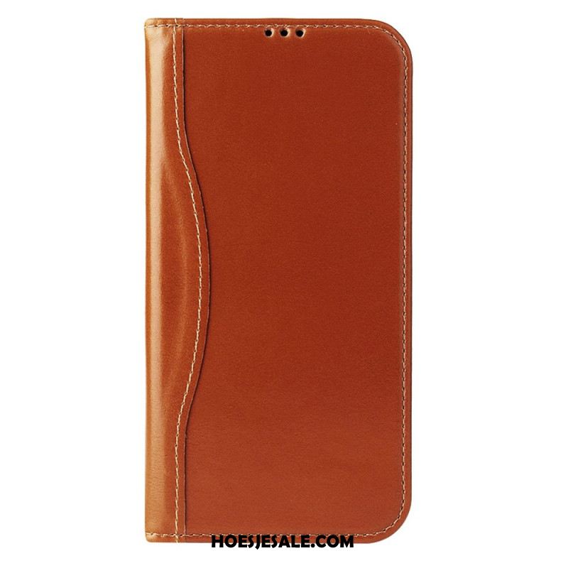 Folio-hoesje iPhone 17 Pro Premium Leerdesign