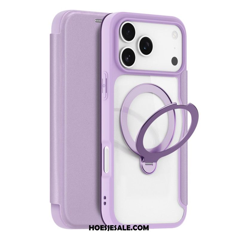 Folio-hoesje iPhone 17 Pro Telefoonhoesje Skin X Pro-serie Met Dux Ducis-standaard