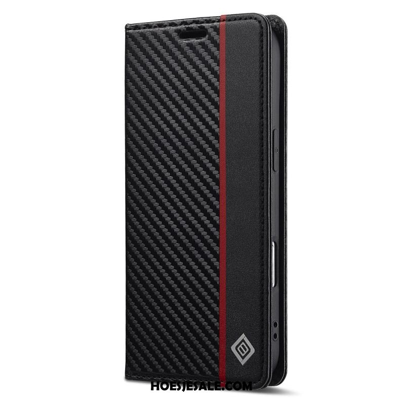 Folio-hoesje iPhone Air Koolstofvezel Lc.imeeke