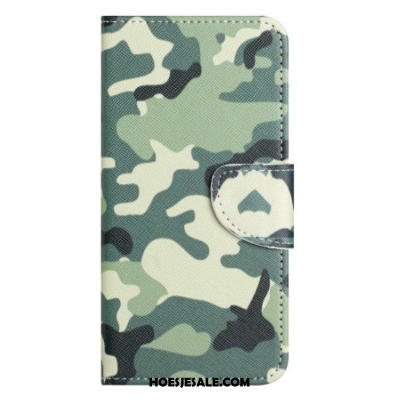 Folio-hoesje voor Moto G73 5G Camouflage